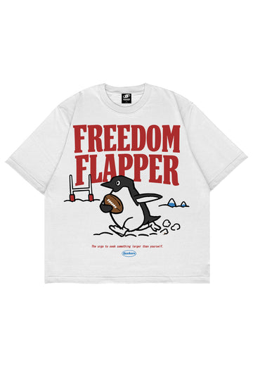UNISEX Freedom Flapper Penguin Oversized T-shirt