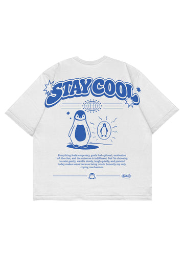 UNISEX Stay Cool Penguin Oversized T-shirt