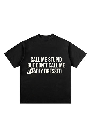 Drip Devotee Black Oversized T-shirt