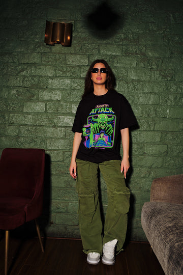 UNISEX Anxiety Chase Oversized T-Shirt