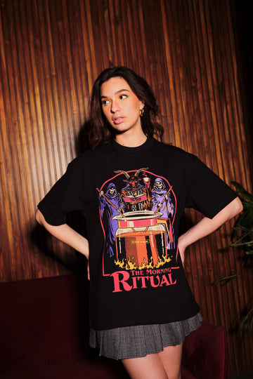 UNISEX Morning Ritual Oversized T-shirt