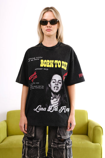 Born To Die Faded Oversized T-shirt