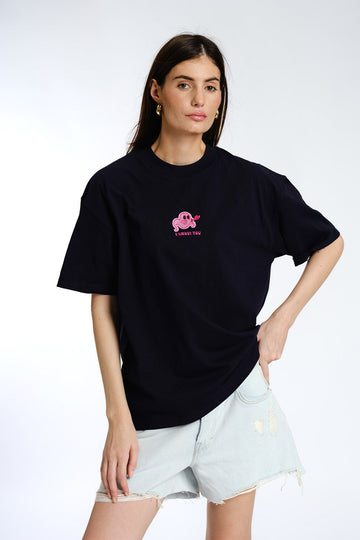 I Ghost You Embroidered Premium Oversized T-shirt