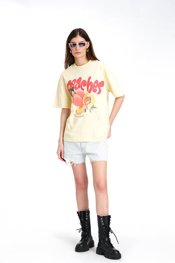UNISEX Peaches Oversized T-shirt