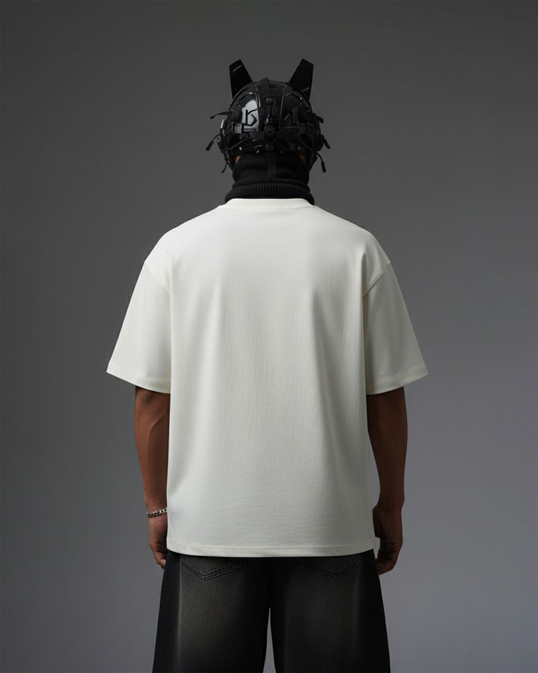 UNISEX Giuthen Embroidery Over-Sized T Shirt STREET ESSENTIALS