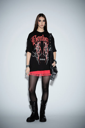 UNISEX Crimson Thorns Oversized T-shirt