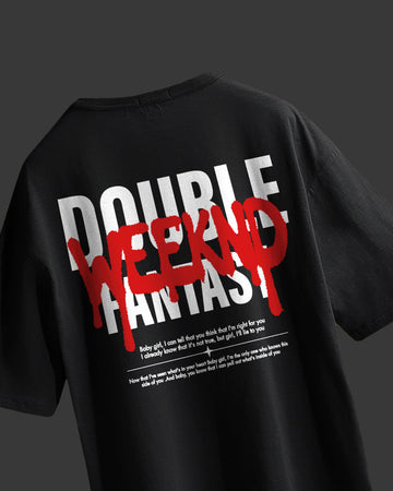 UNISEX DOUBLE WEEKEND OVERSIZED T-SHIRT MUSIC