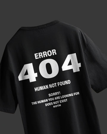 UNISEX ERROR 404 OVERSIZED T-SHIRT MUSIC