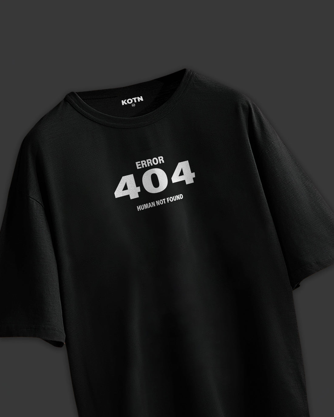UNISEX ERROR 404 OVERSIZED T-SHIRT MUSIC