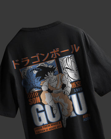 UNISEX GOKU OVERSIZE TEE ANIME
