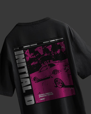 UNISEX INITIAL OVERSIZED T-SHIRT STREET ESSENTIALS