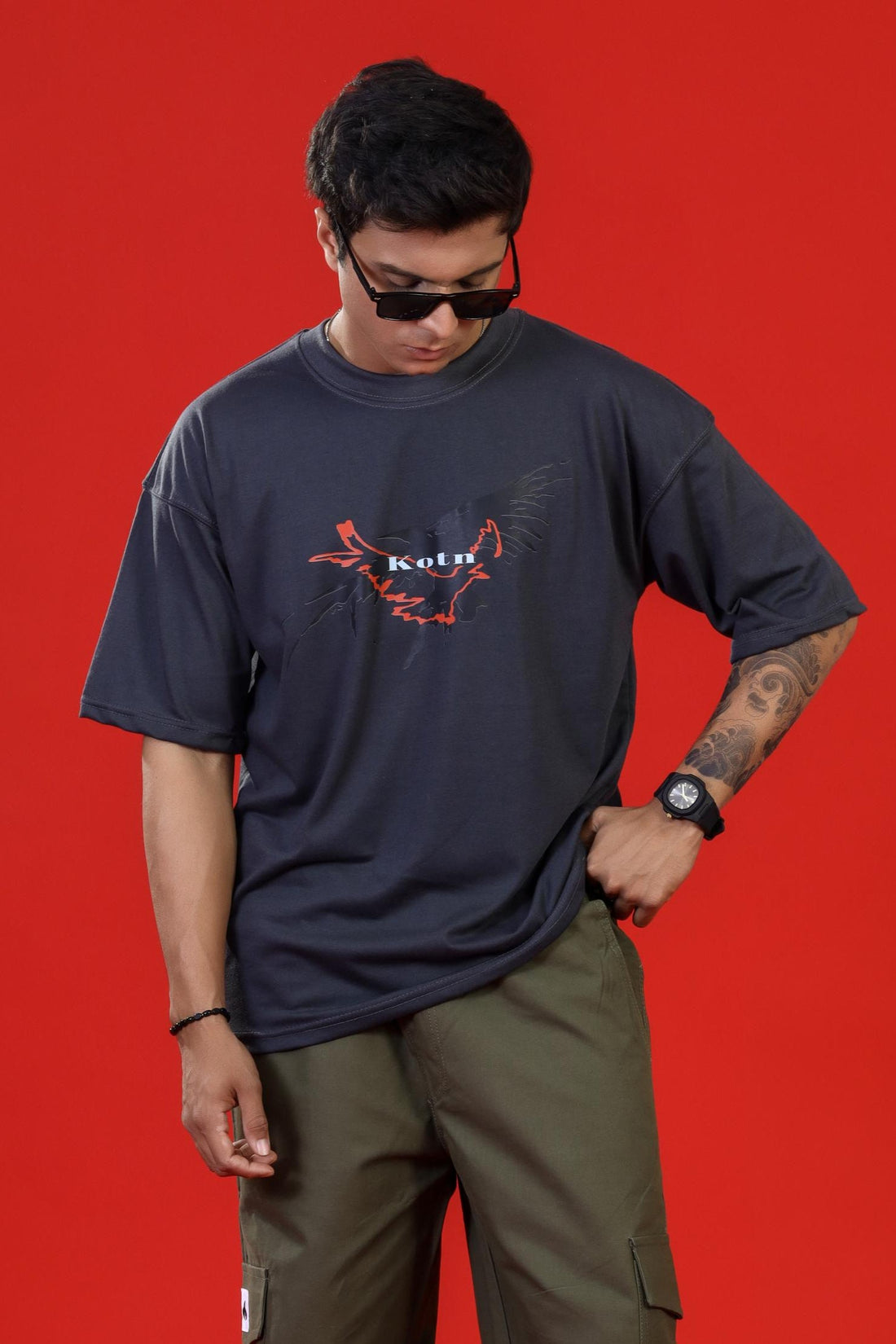 UNISEX BEFORE MY EYES OVERSIZED T-SHIRT MUSIC