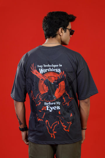 UNISEX BEFORE MY EYES OVERSIZED T-SHIRT MUSIC