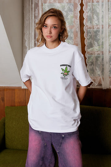UNISEX Mildly Baked White Oversized T-shirt