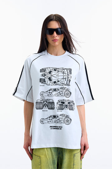 UNISEX Racers Core Oversized T-shirt