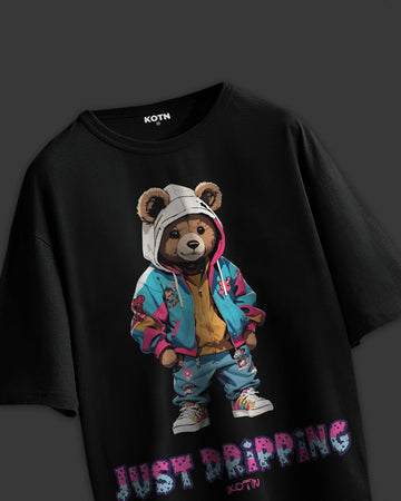 UNISEX JUST DRIPPING OVERSIZED T-SHIRT STREET ESSENTIALS