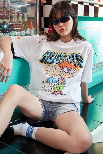 UNISEX Rugrats Tag Team Oversized T-Shirt