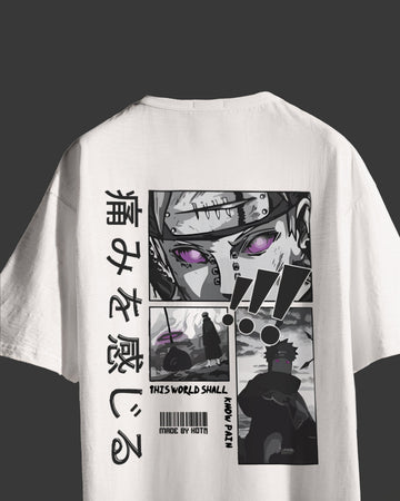 UNISEX SHALL KNOW PAIN OVERSIZED T-SHIRT ANIME